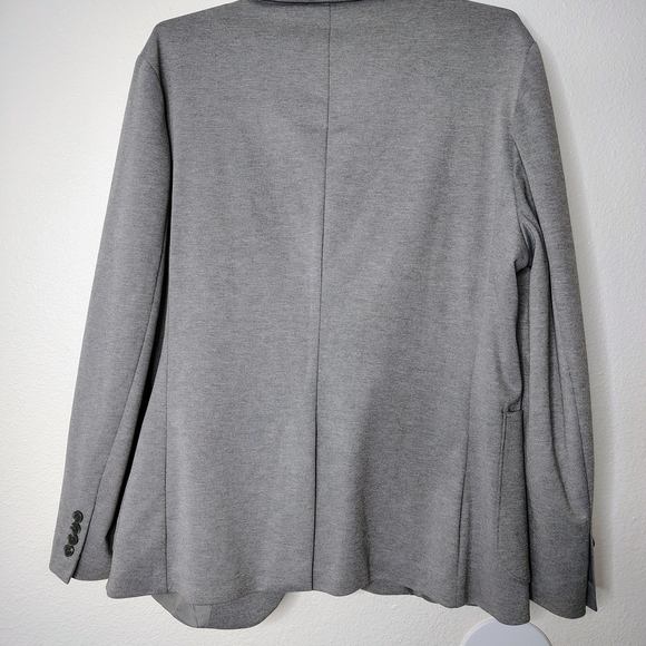 JF J.ferrar Slim Fit Gray Sport Two Buttons Style Coat Sz L42/44R Spandex - Picture 13 of 14